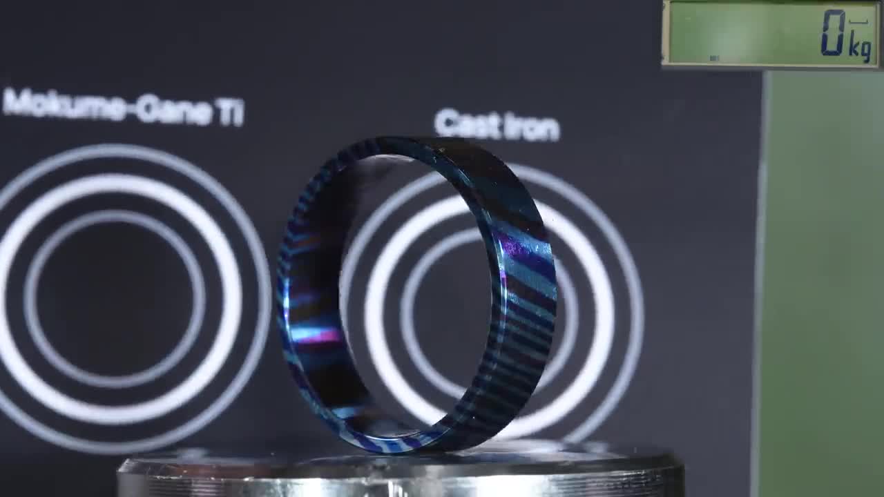 How Strong Is Tungsten Ring? Hydraulic Press Test!15