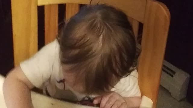 Boy ate himself to sleep