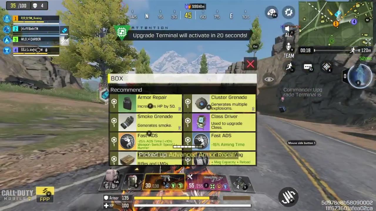 call of duty mobile 1 v 6 cluch