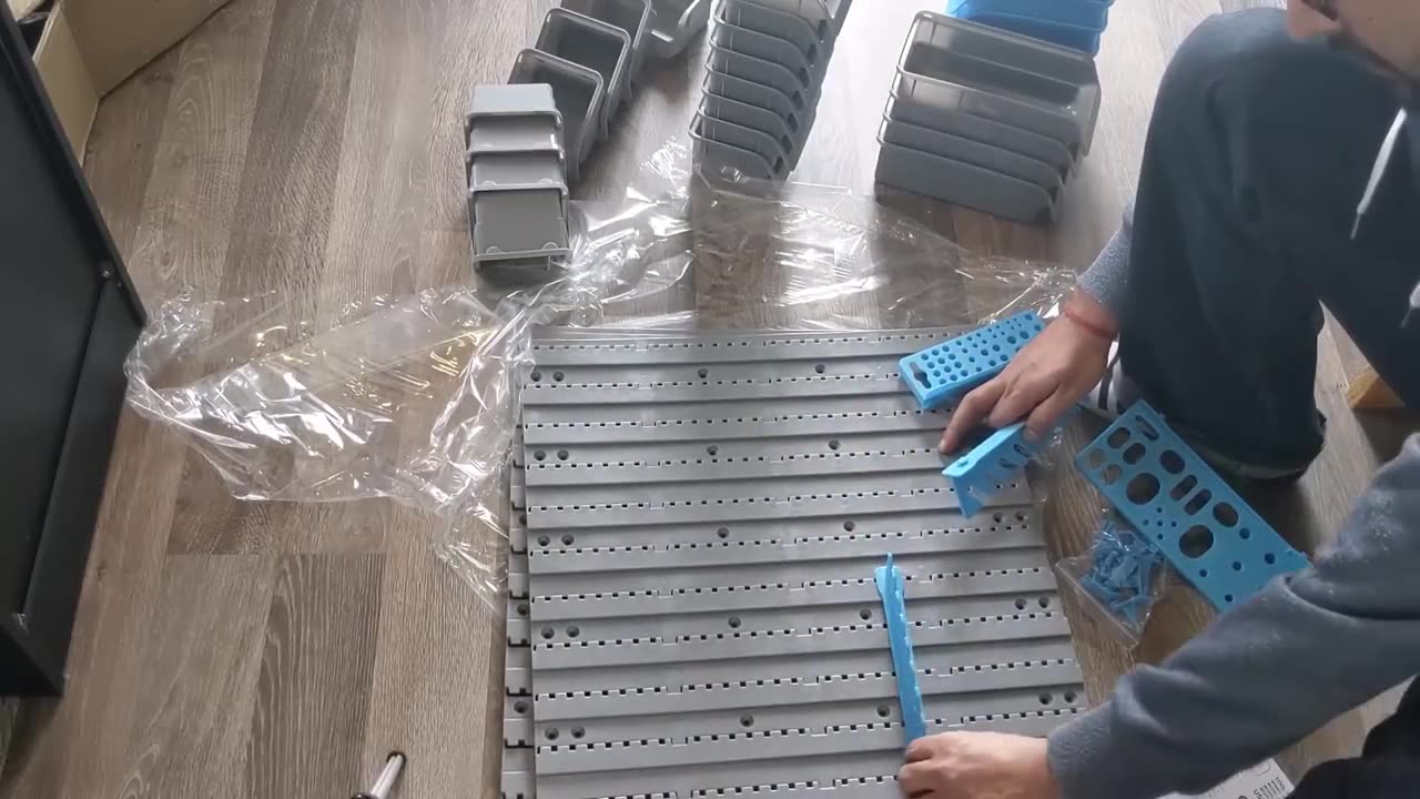 How To Install a Wall Mounted Rack with Totes, Bins, Shelving and Hooks