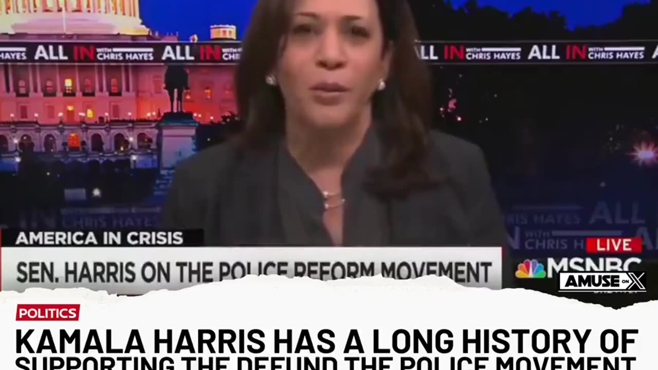 Kamala Harris was one of the leaders of the Defund the Police Movement