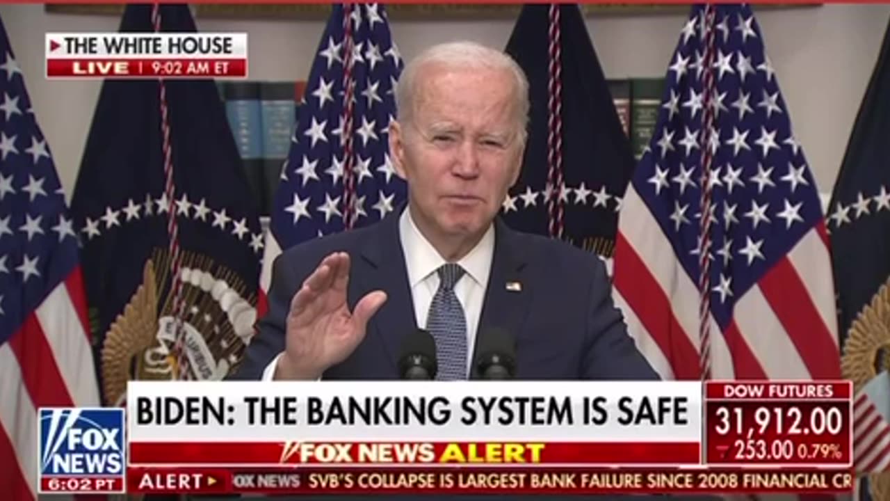 Joe Biden Blames Trump for the Banking Crisis 🤦🏻‍♂️