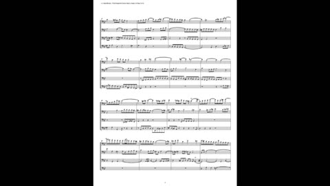 J.S. Bach - Well-Tempered Clavier: Part 1 - Fugue 14 (Bassoon Quartet)