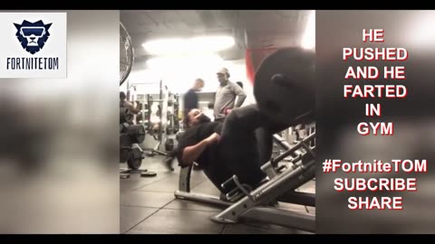 BIG GUY FART LOUD IN THE GYM