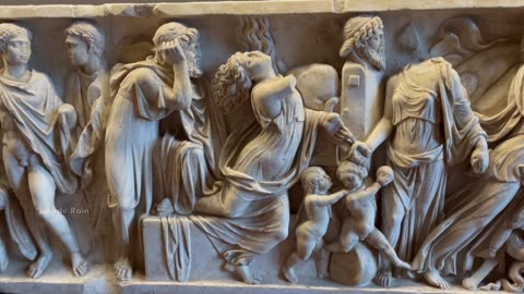 Roman sarcophagus with the myth of Medea - Palazzo Ducale Mantova