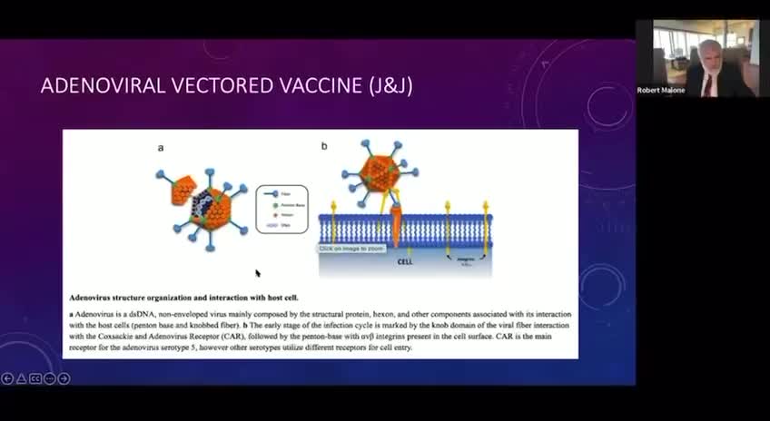 Dr. Robert Malone explains the structural differences between virus
