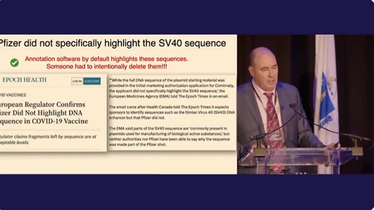 Geneticist Presentation on DNA and SV40 Contamination in Pfizer 'Vaccines' | Kevin McKernan