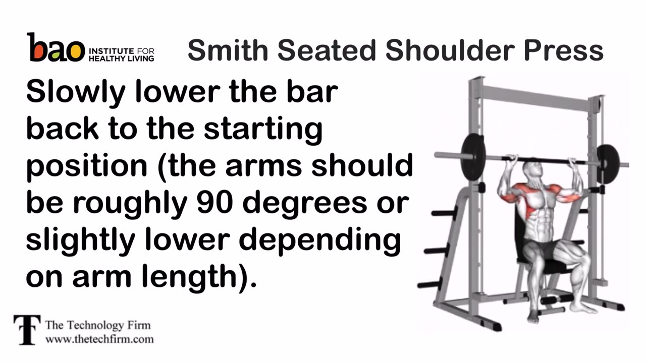 exercise Smith Seated Shoulder Press