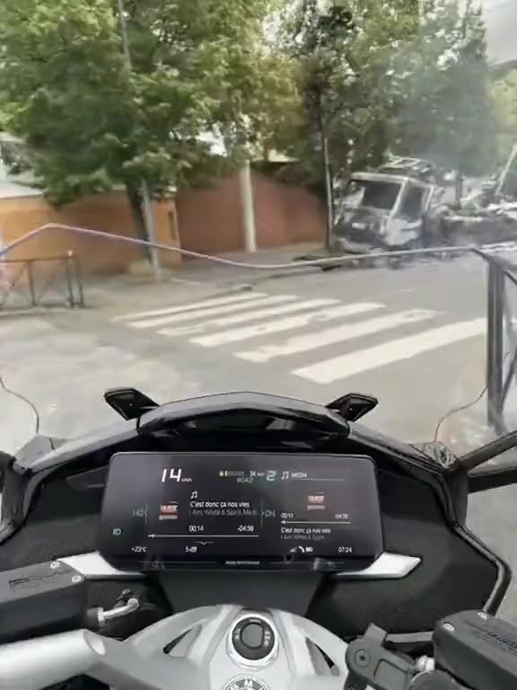 Paris today - war zone