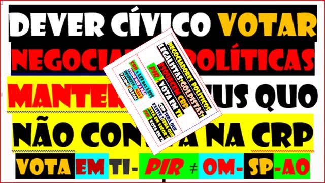 NEGOCIATAS NÃO SÃO POLÍTICA SÃO CRIME E VIOLAÇÃO DA CRP E DO EDD