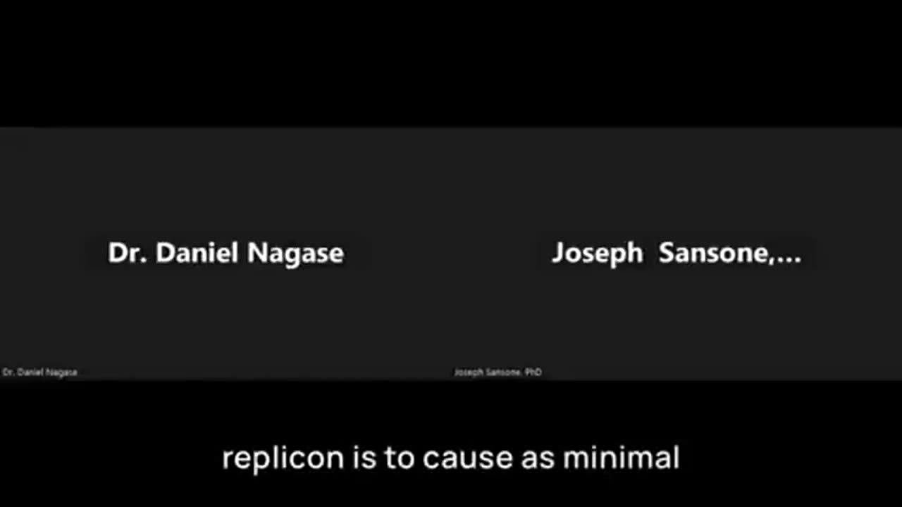 E.R. Physician Dr. Daniel Nagase describes for Dr. Joseph Sansone replicon technology