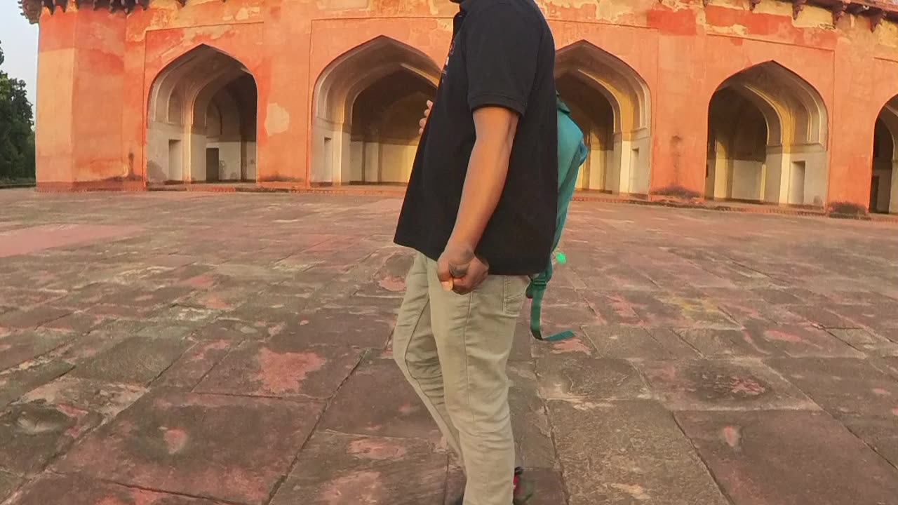 Insta 360 Me Mode Video. Sikandra Agra