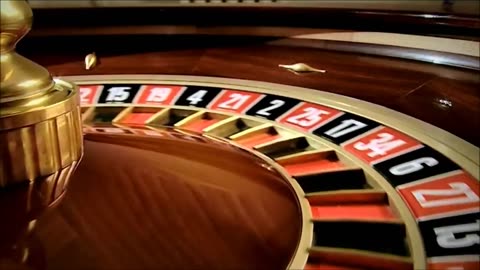 Casino Spinning Roulette table[Free Stock Video Footage Clips]