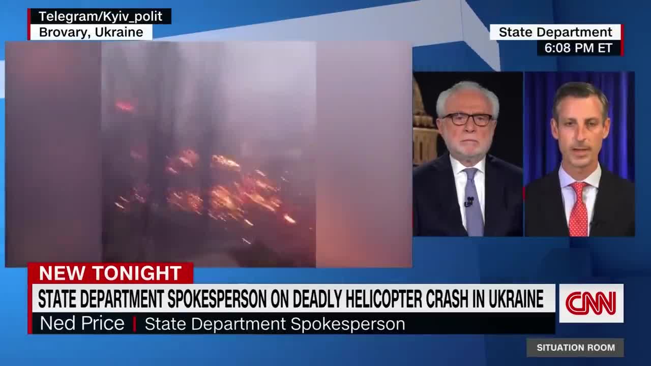 Helicopter crash near Kyiv kills 14, including Ukrainian interior minister