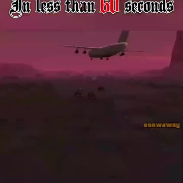 GTA San Andreas - Full Game Walkthrough In Less Than 60 Seconds