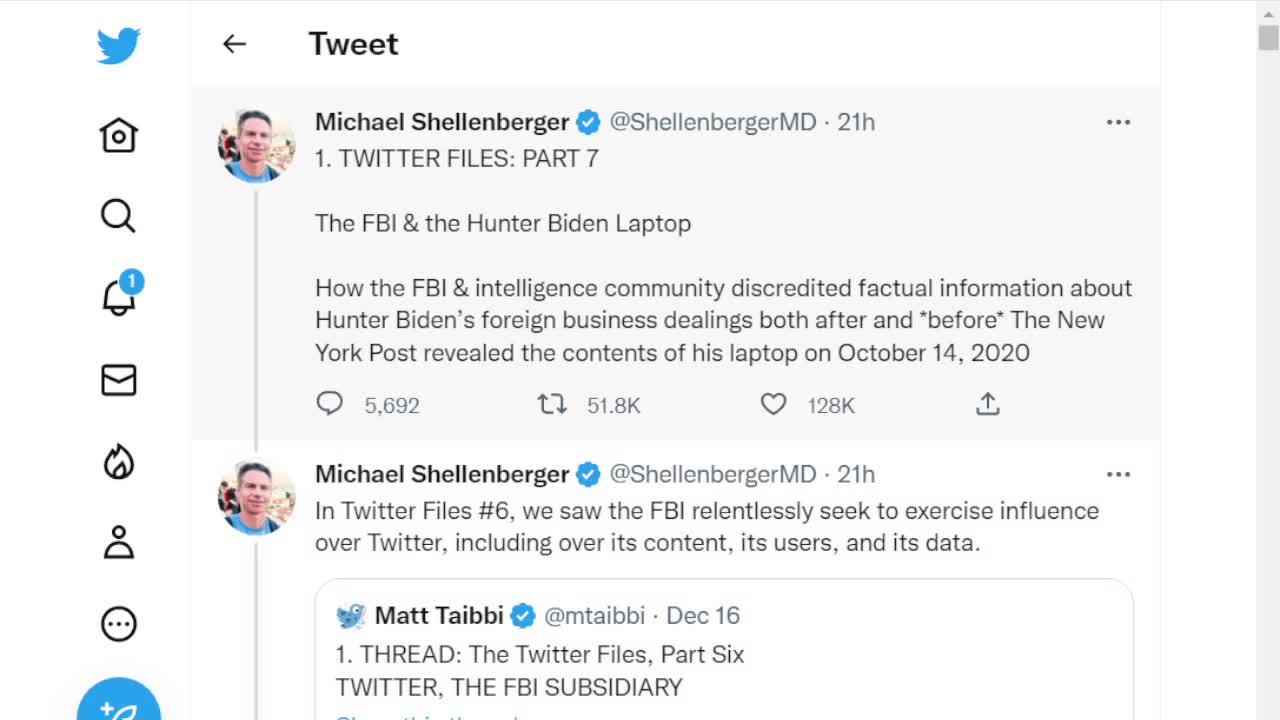 Last night on Twitter ...