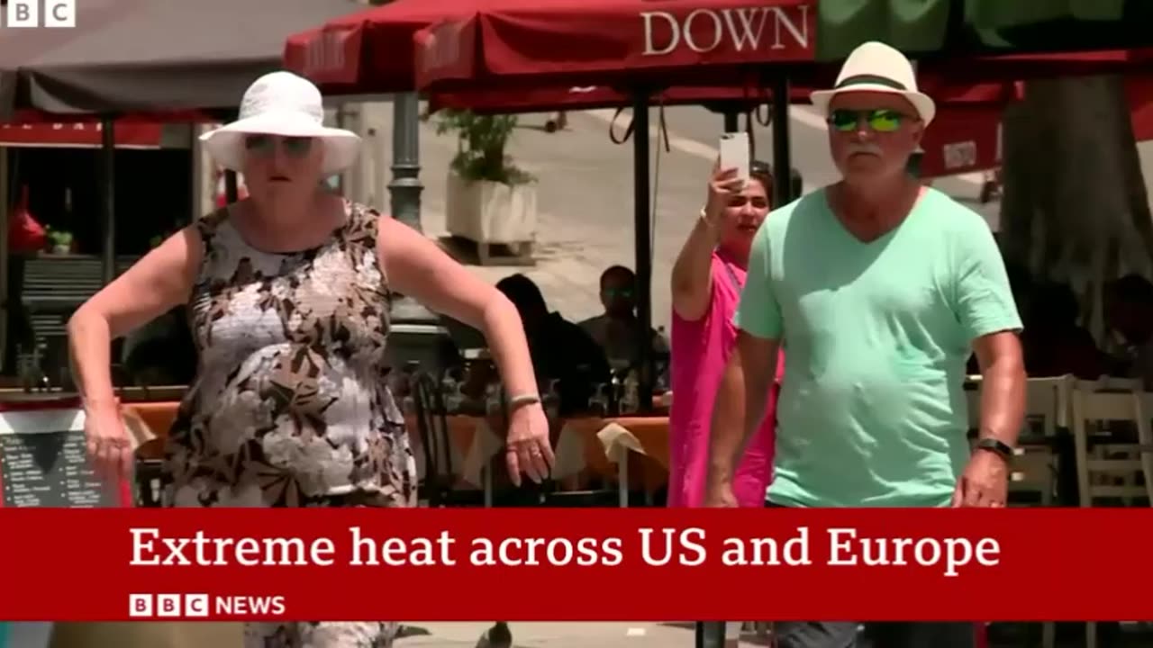 Today's weather news Heat wave in Europe and US in 2023 24