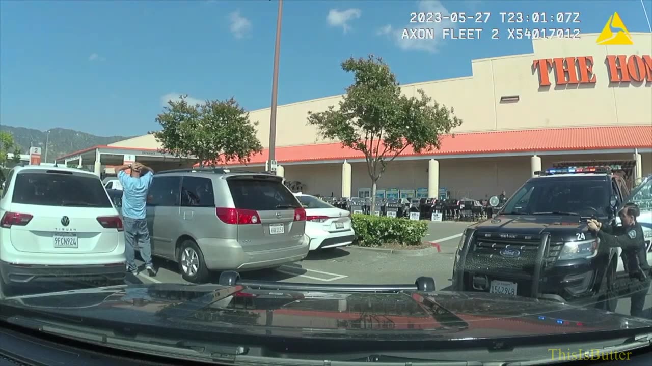 Police release new footage of deadly police shooting outside Burbank Home Depot