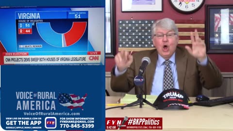 LIVESTREAM - Wednesday 11/8 8:00am ET - Voice of Rural America with BKP