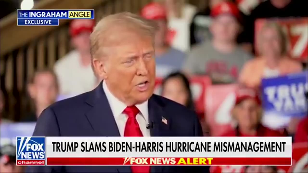 Trump: “We’re in Almost $300 Billion for Ukraine, Yet Give $750 for Hurricane Helene Victims”