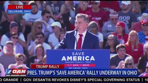 Mike Carey at the Save America Trump Rally.