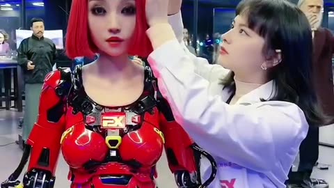 GIRL ROBOT HUMANOID