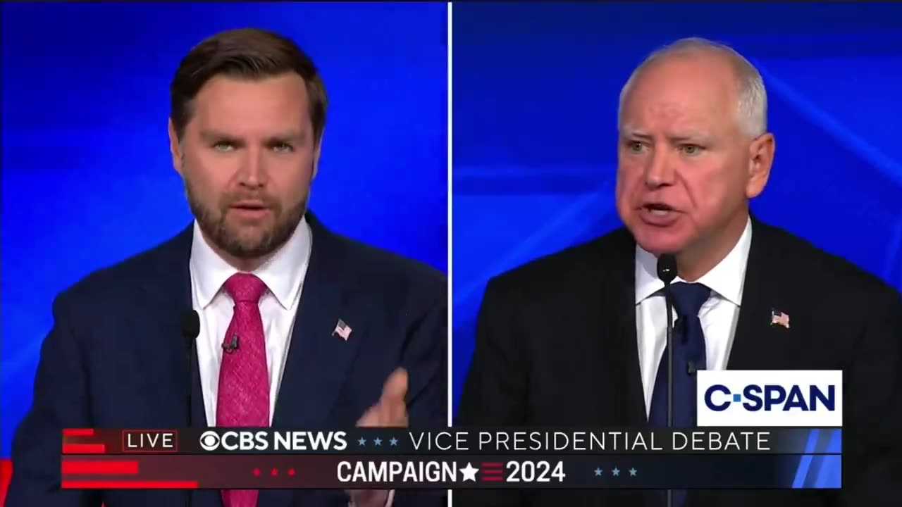 JD Vance Backs Tim Walz Into A Corner On Free Speech, Walz Snaps Out Of Turn