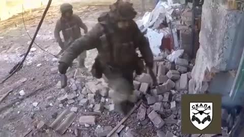 Ukrainians Take Cover in an Abandoned House