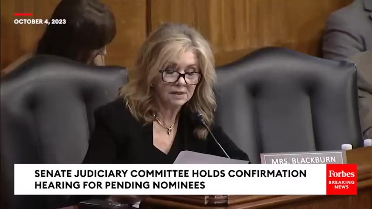 'Are You A Marxist?': Marsha Blackburn Has Tense Grilling Of Key Biden Judge Nominee