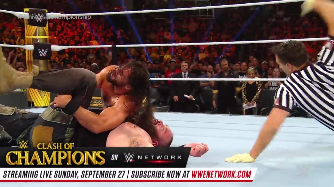 WWE Match Seth Rollins Vs Braun Strowman