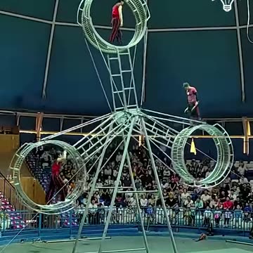 People with amazing acrobatic skills!