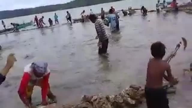 Tangkap ikan dengan cara Trandisional
