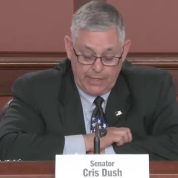 USA: United States Senator Cris Dush Says It’s Time The Federal Government To Be Held Accountable!