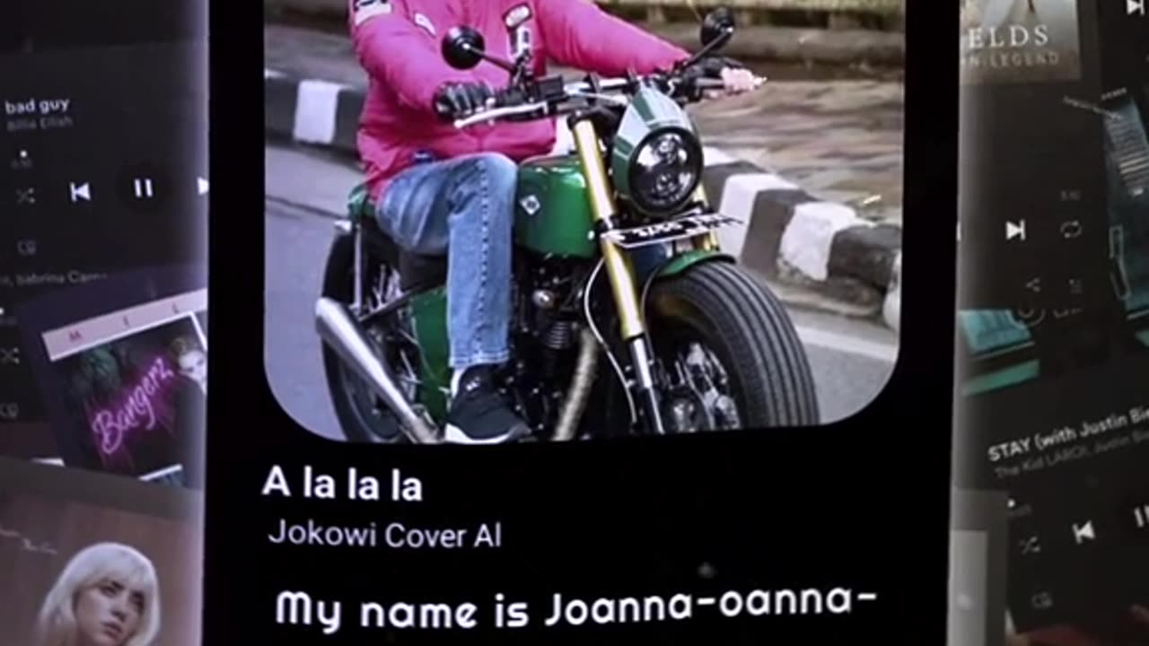 A la la la cover ai presiden joko widodo