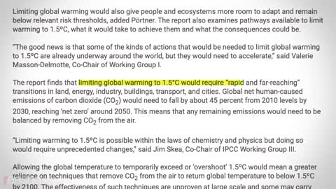 12 Years to Disaster? How Climate Activists Distort the Evidence