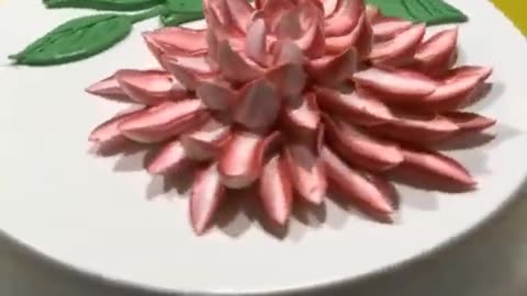 Stunning birthday cake decorating technique 💝💝 #shorts (8)