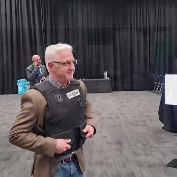 Stab proof vest demonstration at Innovation Lab 2024