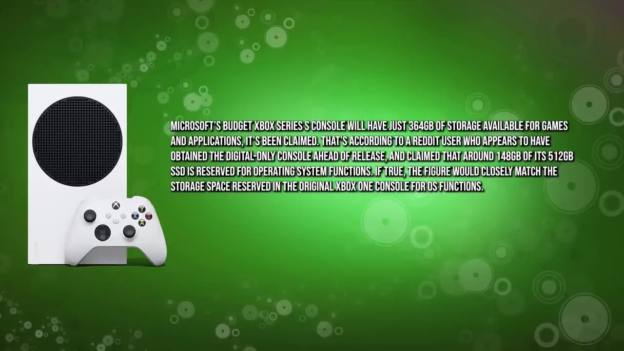 The Xbox Series S Has A Ridiculously Small Amount of Storage [oO1v-P2pJyk-1]