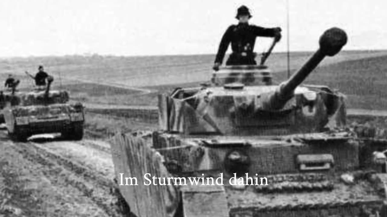 German Military Song - Panzerlied - Old German Tanker Song from the 1940's