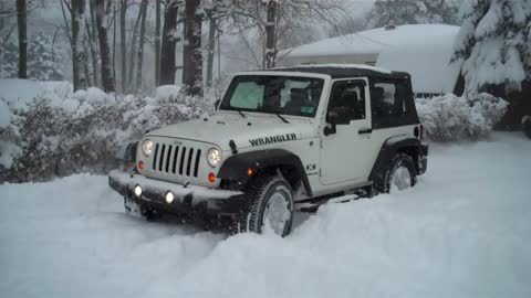 The Jeep in "Snowmageddon"