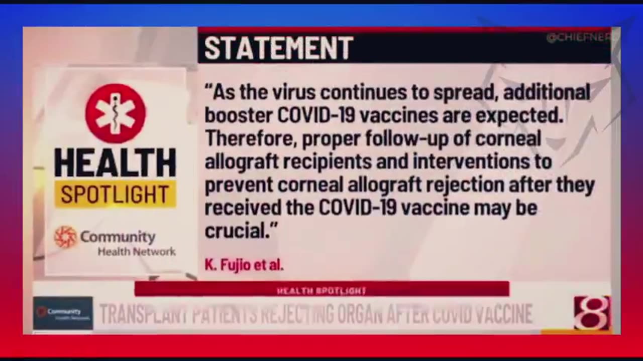 Cornea Transplants Are Being Rejected After Receiving The Covid Shot
