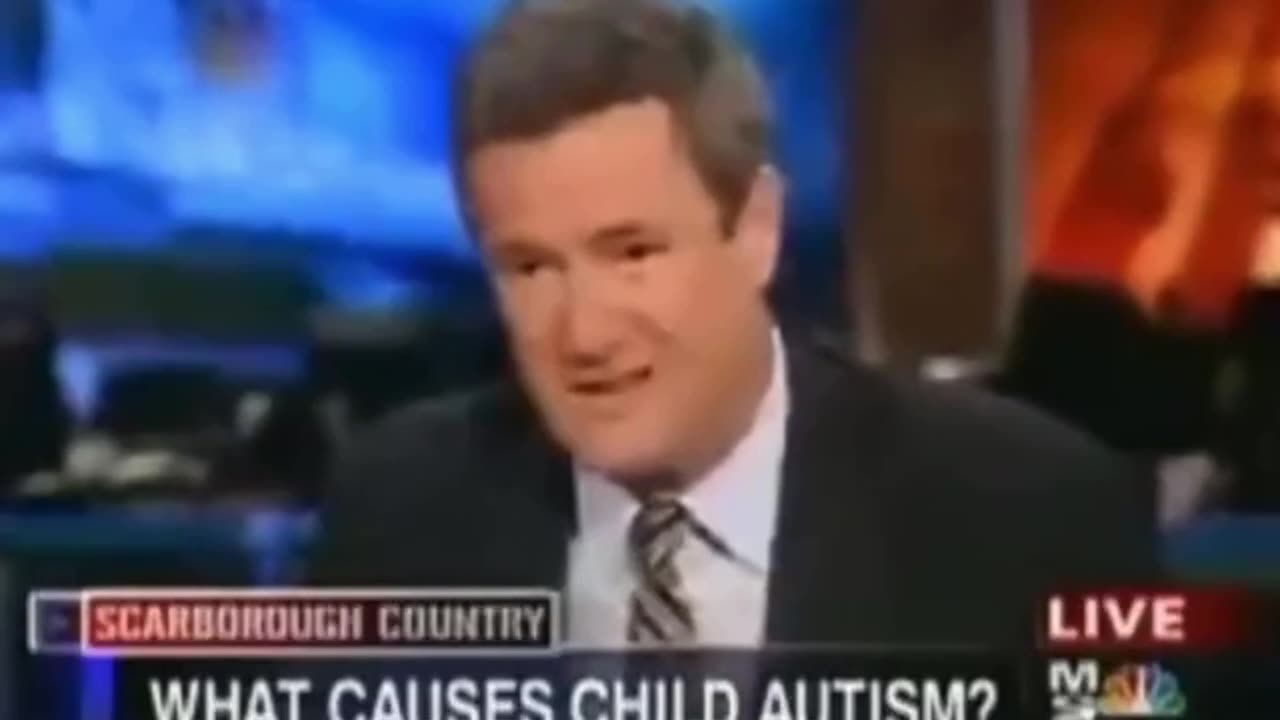 MSNBC host Joe Scarborough says that he believes vaccines can cause autism