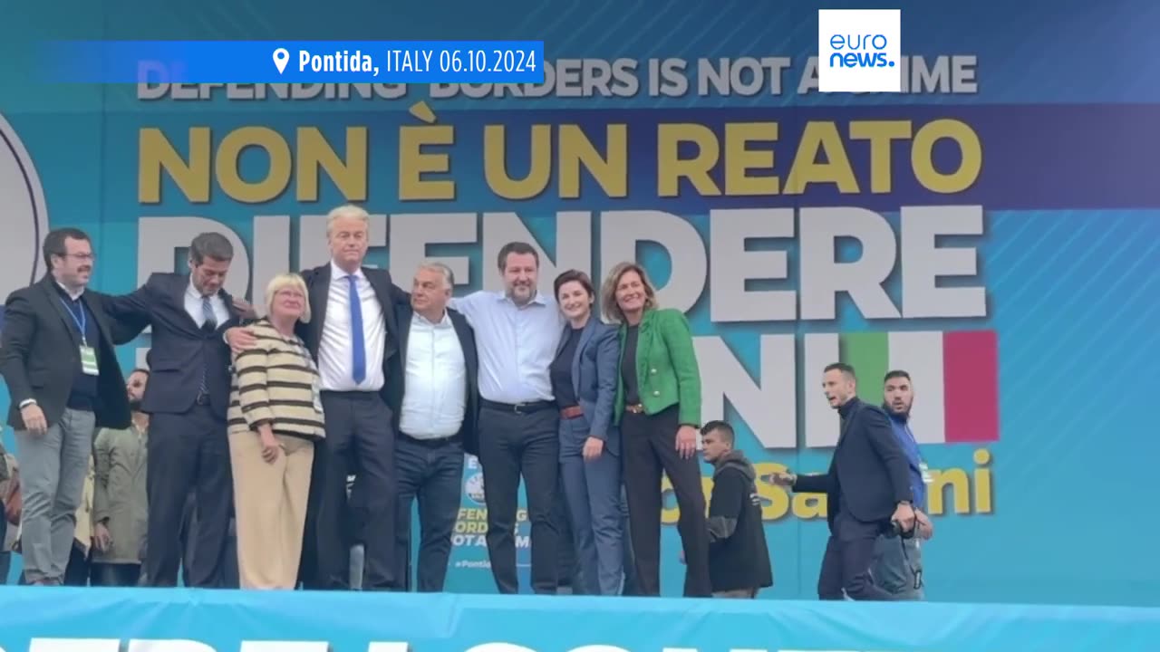 Right-wing 'Patriots for Europe' group rallies around Italian politician Matteo Salvini