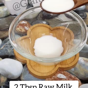 Raw milk and Honey Face Mask || make Glowing ramedies