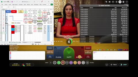 Live Baccarat - 490 units in 66 minutes