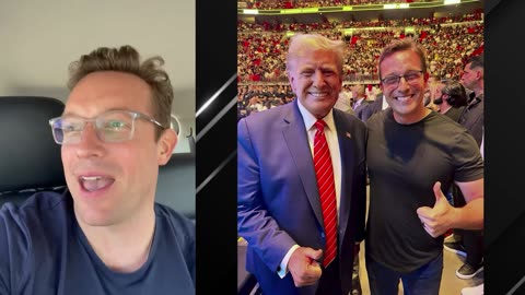 Trump shows up and blows up UFC in Miami and...