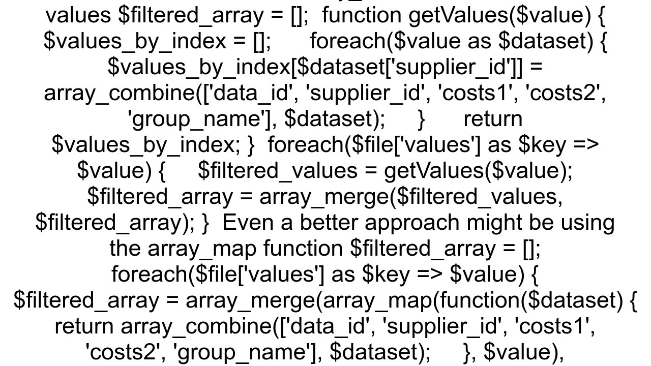 Consolidate column values within each subset of a multidimensional array as comma separated values