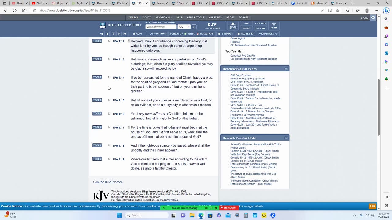 Exhortation of continuity in faith despite affliction.