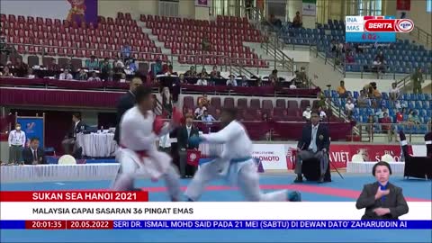 20 MEI 2022 BERITA PERDANA - SUKAN SEA HANOI: MALAYSIA BERJAYA CAPAI SASARAN 36 PINGAT EMAS