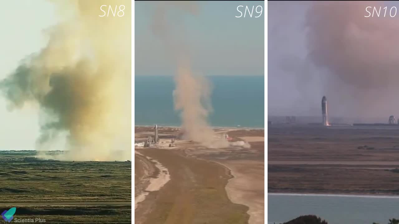 SpaceX Starship High Altitude Test Flights: SN10 vs SN9 vs SN8